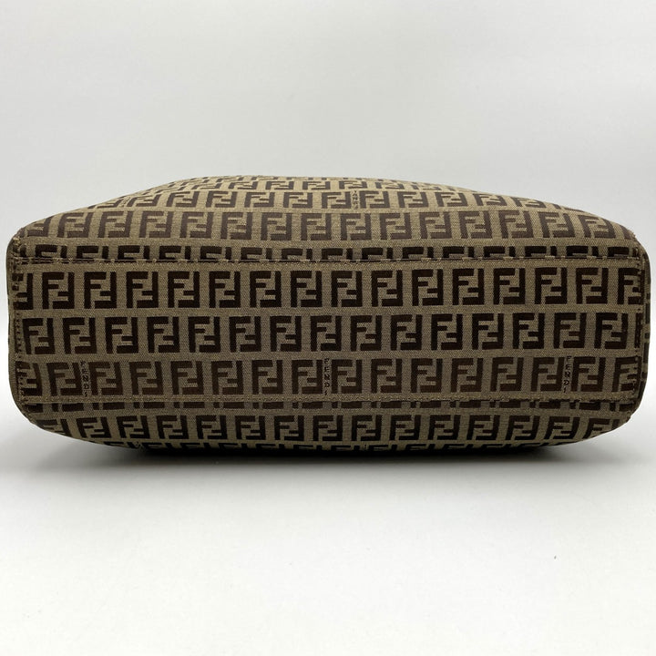 FENDI フェンディ 
 ズッキーノ トートバッグ 
 ブラウン