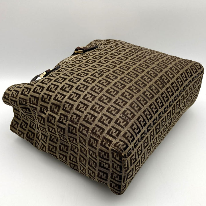 FENDI フェンディ 
 ズッキーノ トートバッグ 
 ブラウン