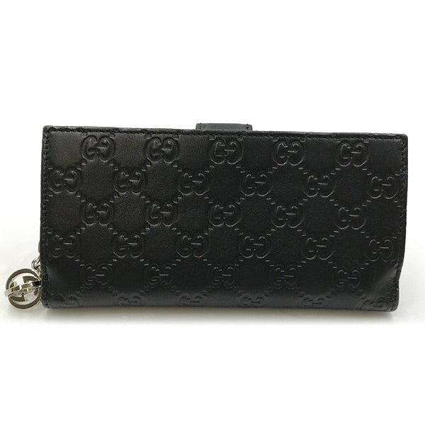 GUCCI グッチ 
 233024 長財布 
レザー ブラック