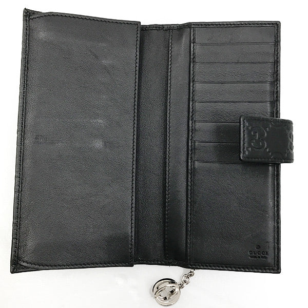GUCCI グッチ 
 233024 長財布 
レザー ブラック