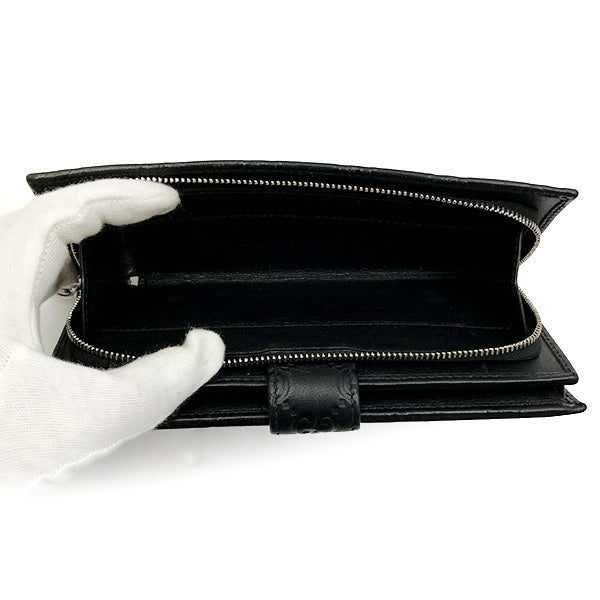 GUCCI グッチ 
 233024 長財布 
レザー ブラック