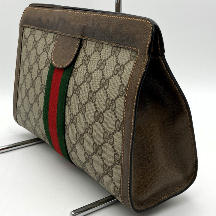 GUCCI グッチ 
 89 01 002 クラッチバッグ 
GGスプリームキャンバス ベージュ