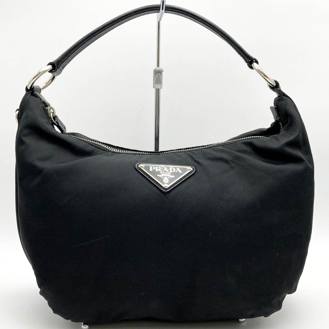 PRADA プラダ 
 ショルダーバッグ 
ナイロン ブラック
