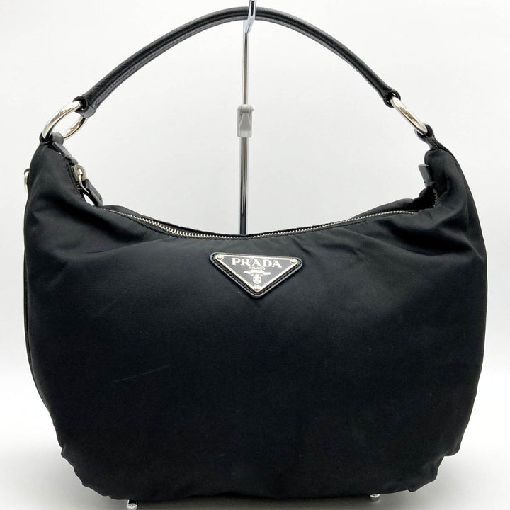 PRADA プラダ 
 ショルダーバッグ 
ナイロン ブラック