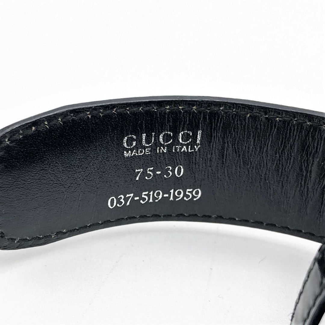 GUCCI グッチ 
 037 519 1959 ベルト 
レザー ブラック