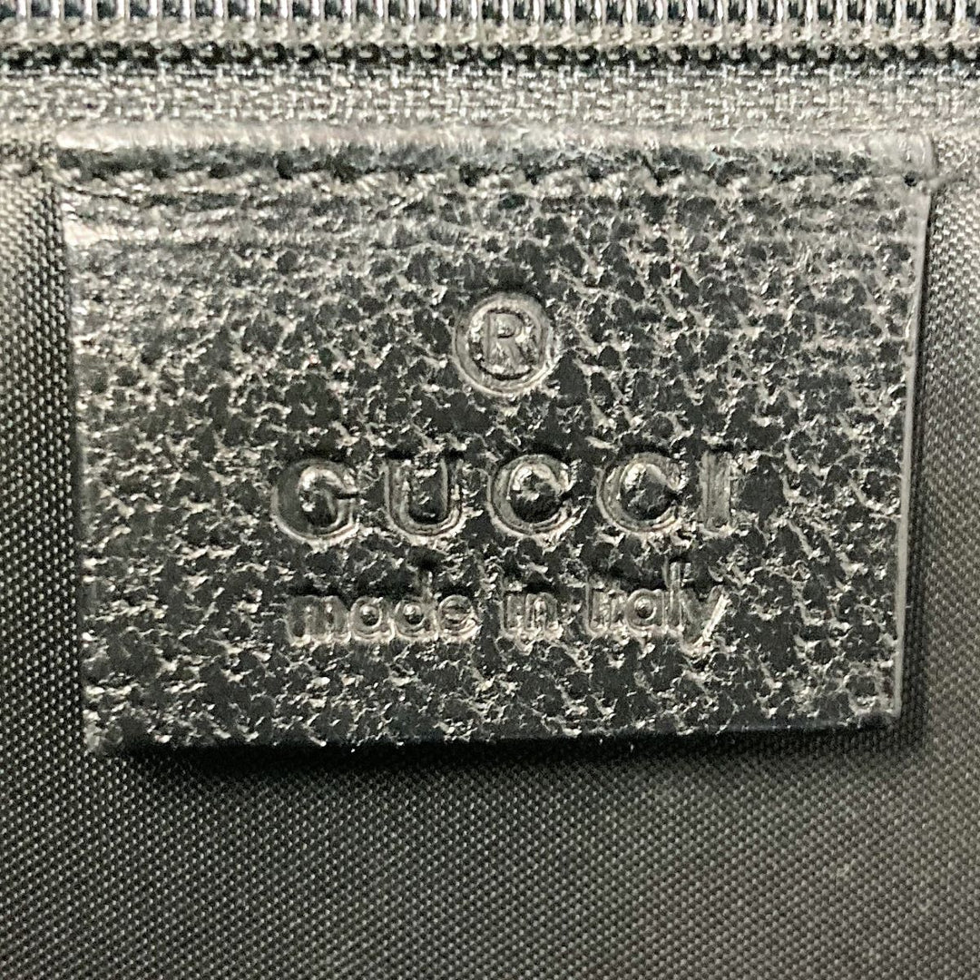 GUCCI グッチ 
 ジャッキー 002・1065 ハンドバッグ 
レザー ブラック
