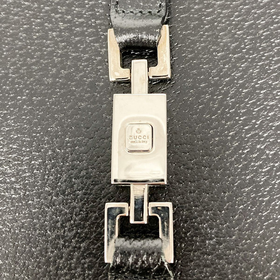 GUCCI グッチ 
 ジャッキー 002・1065 ハンドバッグ 
レザー ブラック