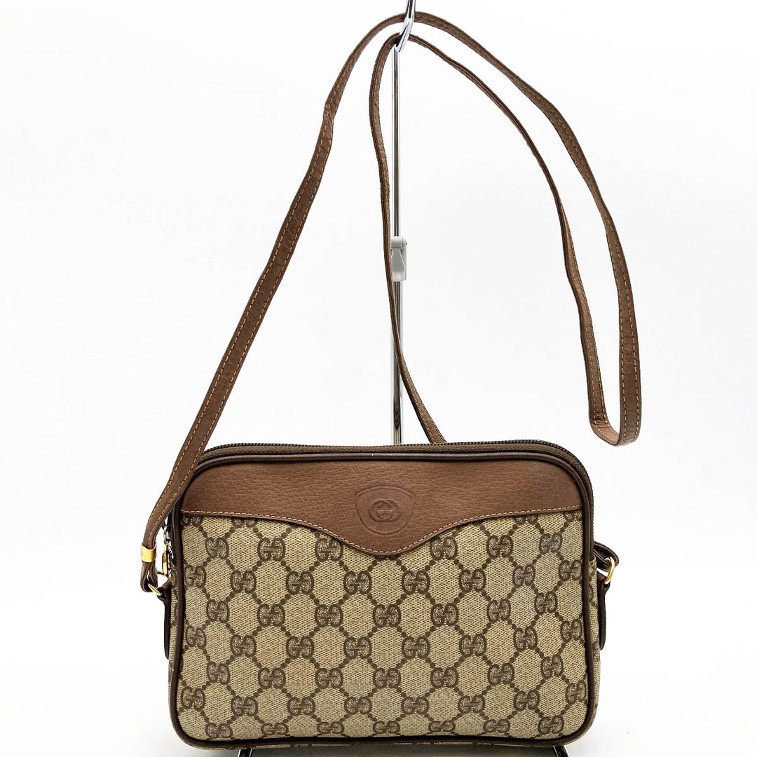 GUCCI グッチ 
 007 14 6428 ショルダーバッグ 
GGスプリームキャンバス ブラウン