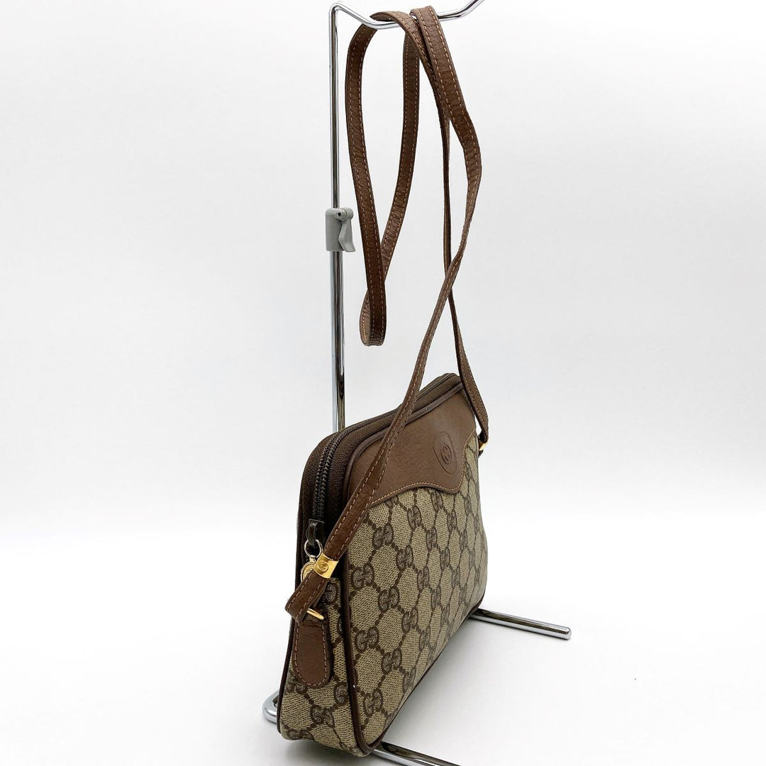GUCCI グッチ 
 007 14 6428 ショルダーバッグ 
GGスプリームキャンバス ブラウン