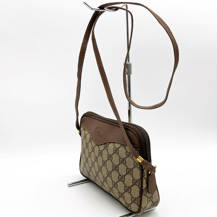 GUCCI グッチ 
 007 14 6428 ショルダーバッグ 
GGスプリームキャンバス ブラウン