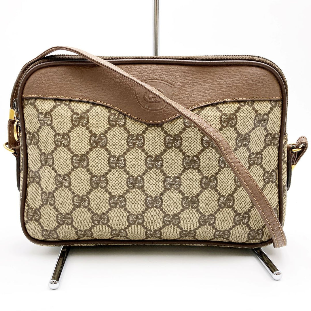 GUCCI グッチ 
 007 14 6428 ショルダーバッグ 
GGスプリームキャンバス ブラウン