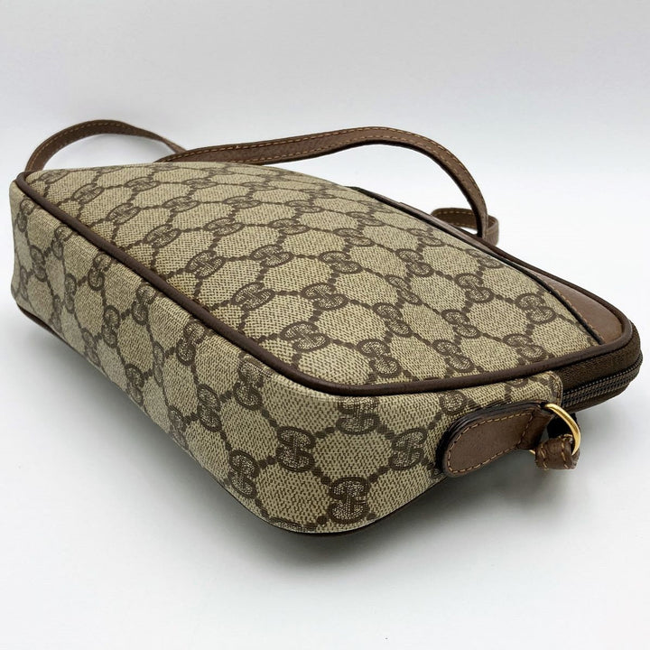 GUCCI グッチ 
 007 14 6428 ショルダーバッグ 
GGスプリームキャンバス ブラウン