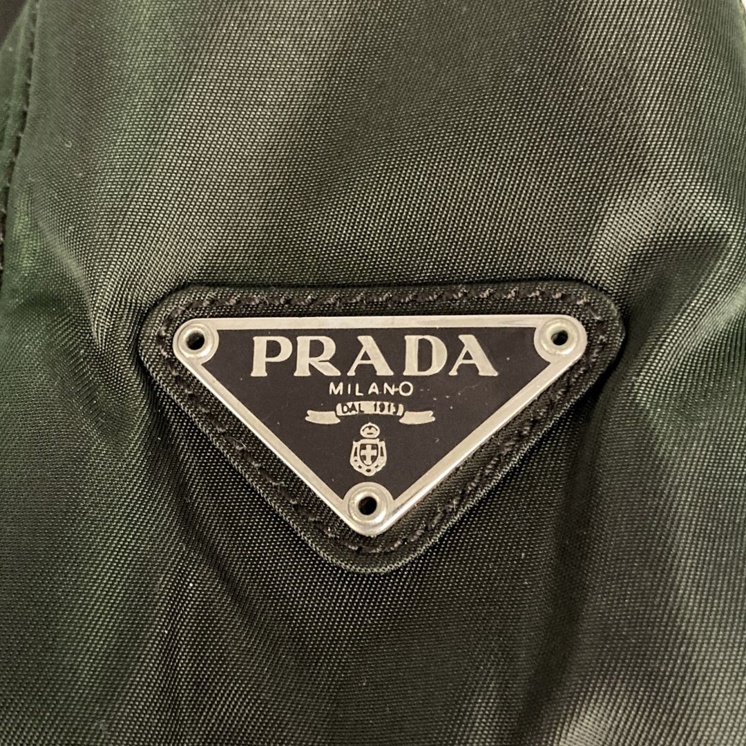 PRADA プラダ 
 トートバッグ 
ナイロン カーキ