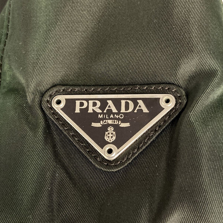 PRADA プラダ 
 トートバッグ 
ナイロン カーキ