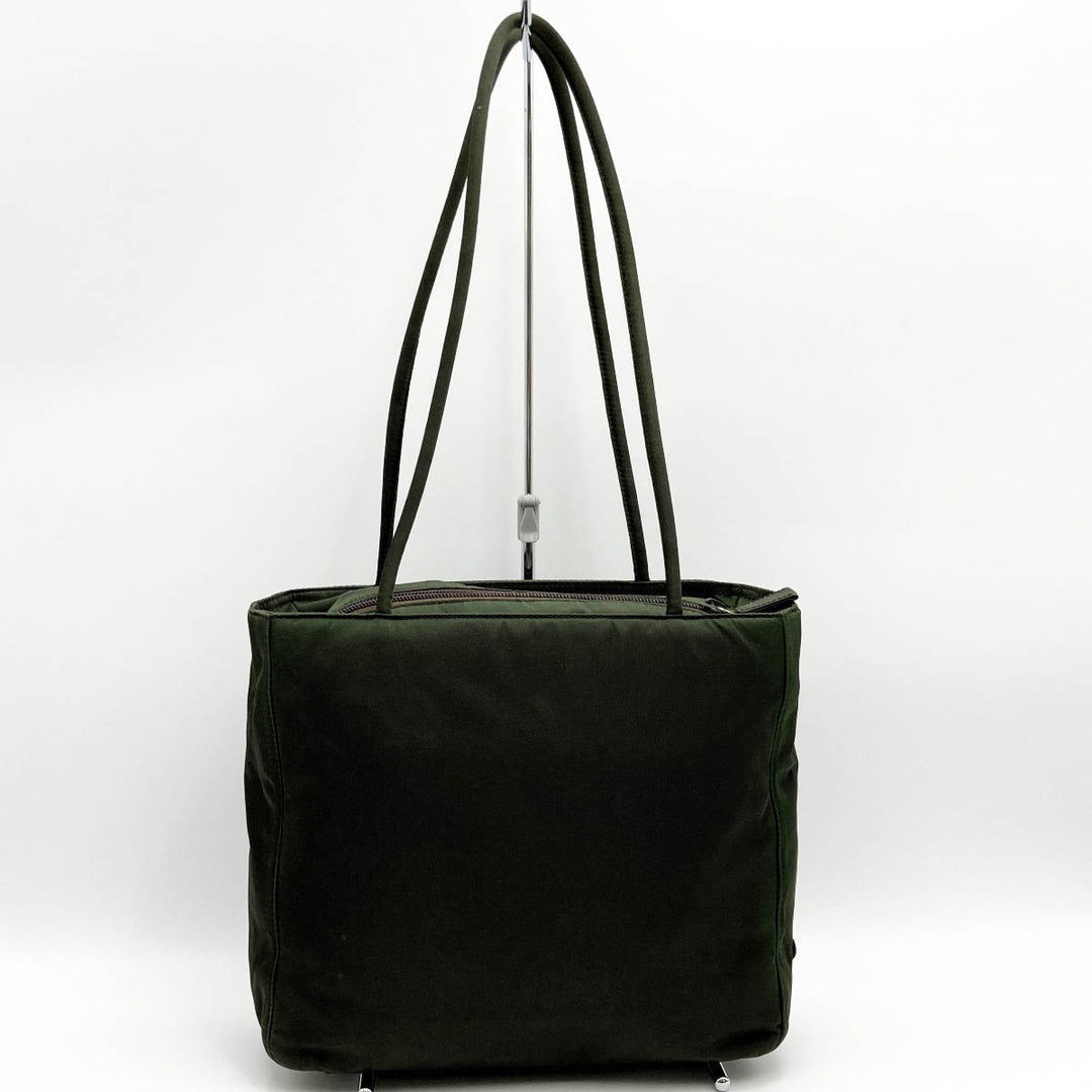 PRADA プラダ 
 トートバッグ 
ナイロン カーキ
