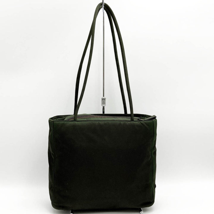 PRADA プラダ 
 トートバッグ 
ナイロン カーキ