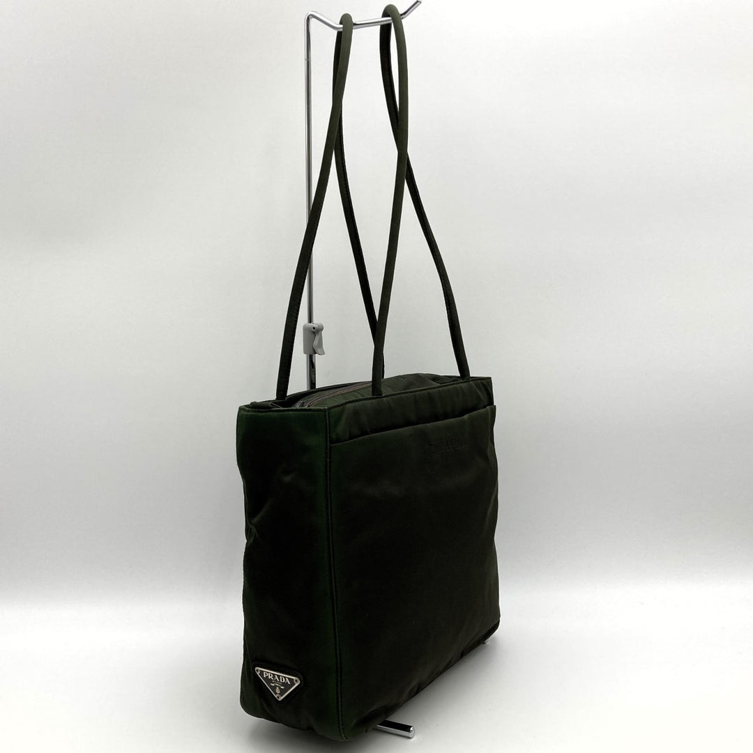 PRADA プラダ 
 トートバッグ 
ナイロン カーキ