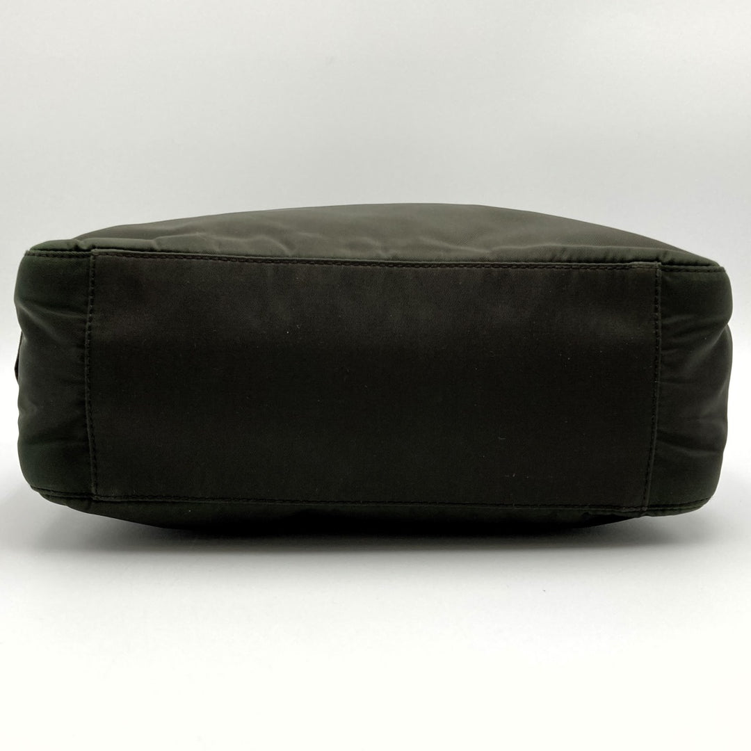 PRADA プラダ 
 トートバッグ 
ナイロン カーキ
