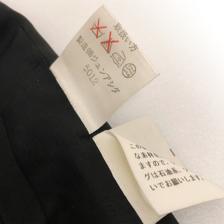 jun ashida ジュン アシダ 
 スカート 
アセテート/シルク  ブラウン系 変形市松模様 中古