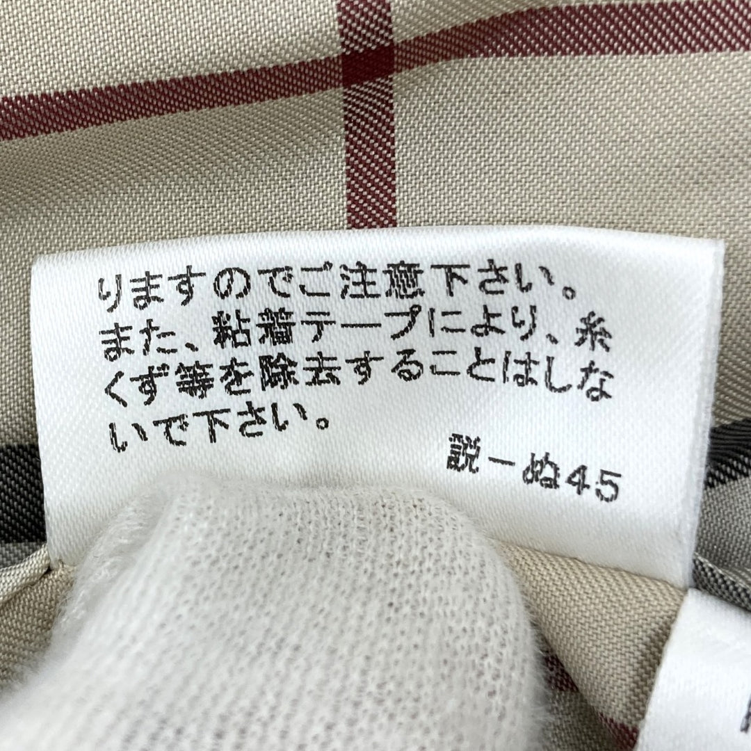 BURBERRY バーバリー 
 テーラードジャケット 
コットン ブラウン