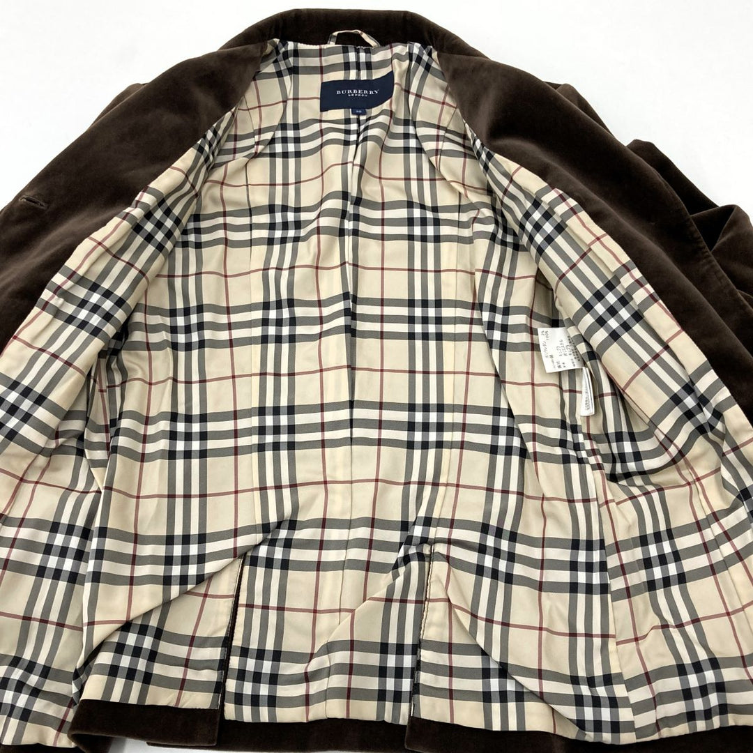 BURBERRY バーバリー 
 テーラードジャケット 
コットン ブラウン