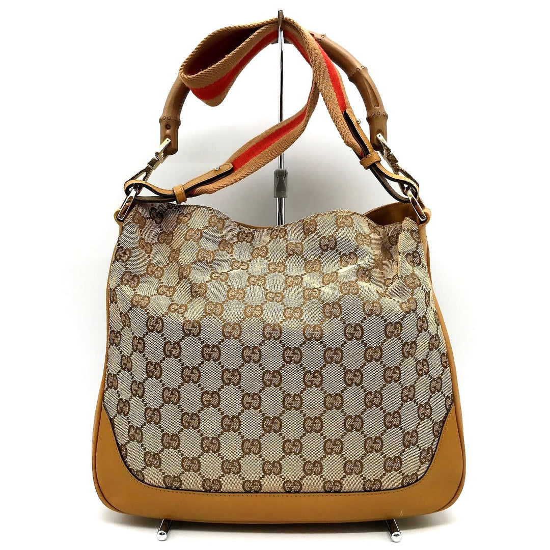 GUCCI グッチ 
 001 4095 ショルダーバッグ 
GGキャンバス ベージュ