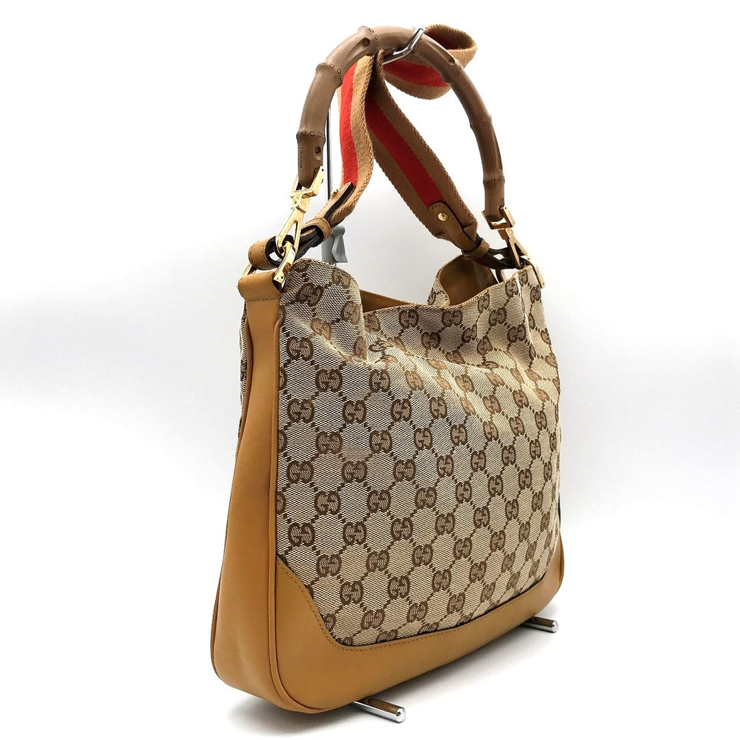 GUCCI グッチ 
 001 4095 ショルダーバッグ 
GGキャンバス ベージュ