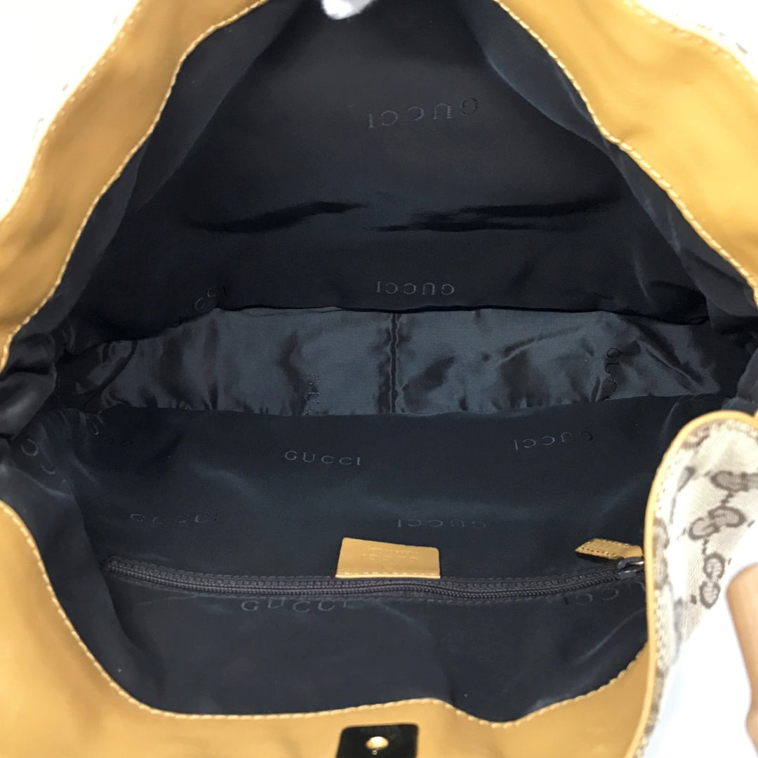 GUCCI グッチ 
 001 4095 ショルダーバッグ 
GGキャンバス ベージュ