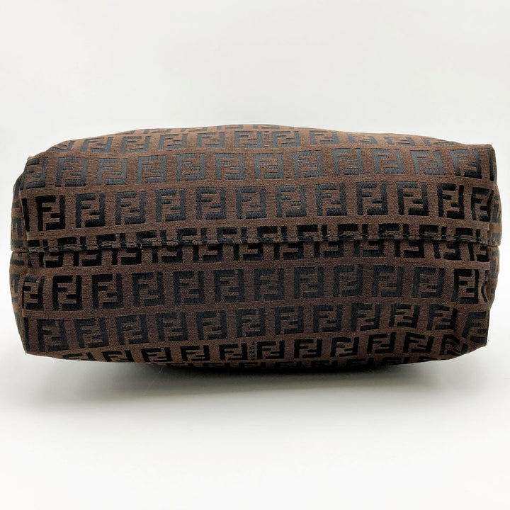 FENDI フェンディ 
 ズッキーノ 8BH074 トートバッグ 
ナイロン ブラウン