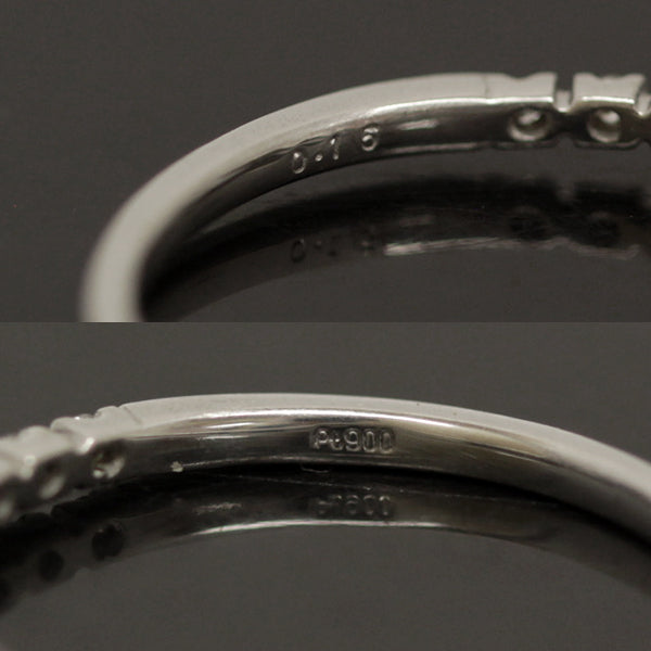 洗浄済 Pt900/ダイヤモンド  
リング・指輪
 ダイヤモンド  0.15 1.6g プラチナ ダイヤリング
