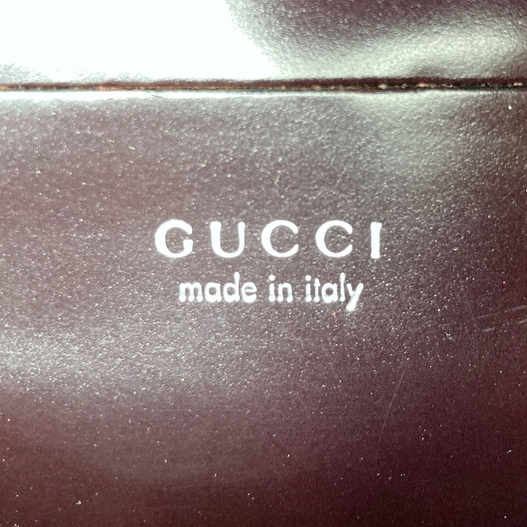 GUCCI グッチ 
 039-1705-0701 ショルダーバッグ 
キャンバス/バンブー  パープル