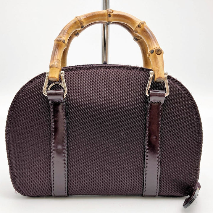 GUCCI グッチ 
 039-1705-0701 ショルダーバッグ 
キャンバス/バンブー  パープル