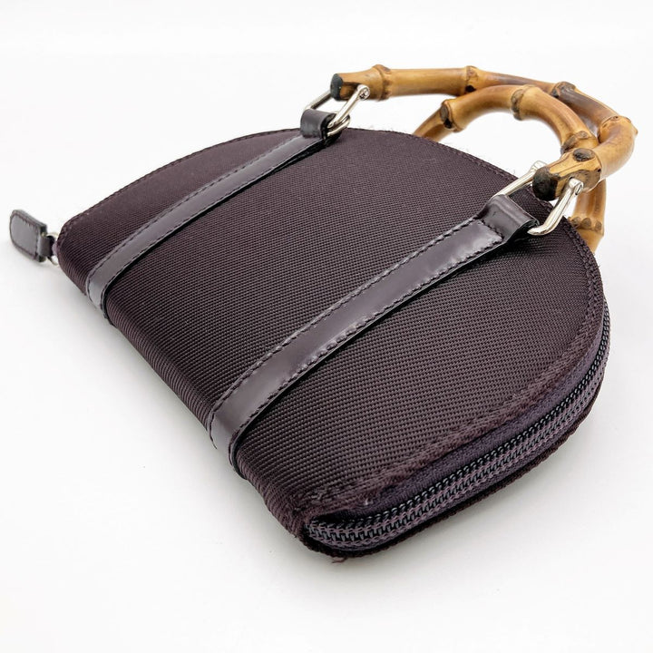 GUCCI グッチ 
 039-1705-0701 ショルダーバッグ 
キャンバス/バンブー  パープル
