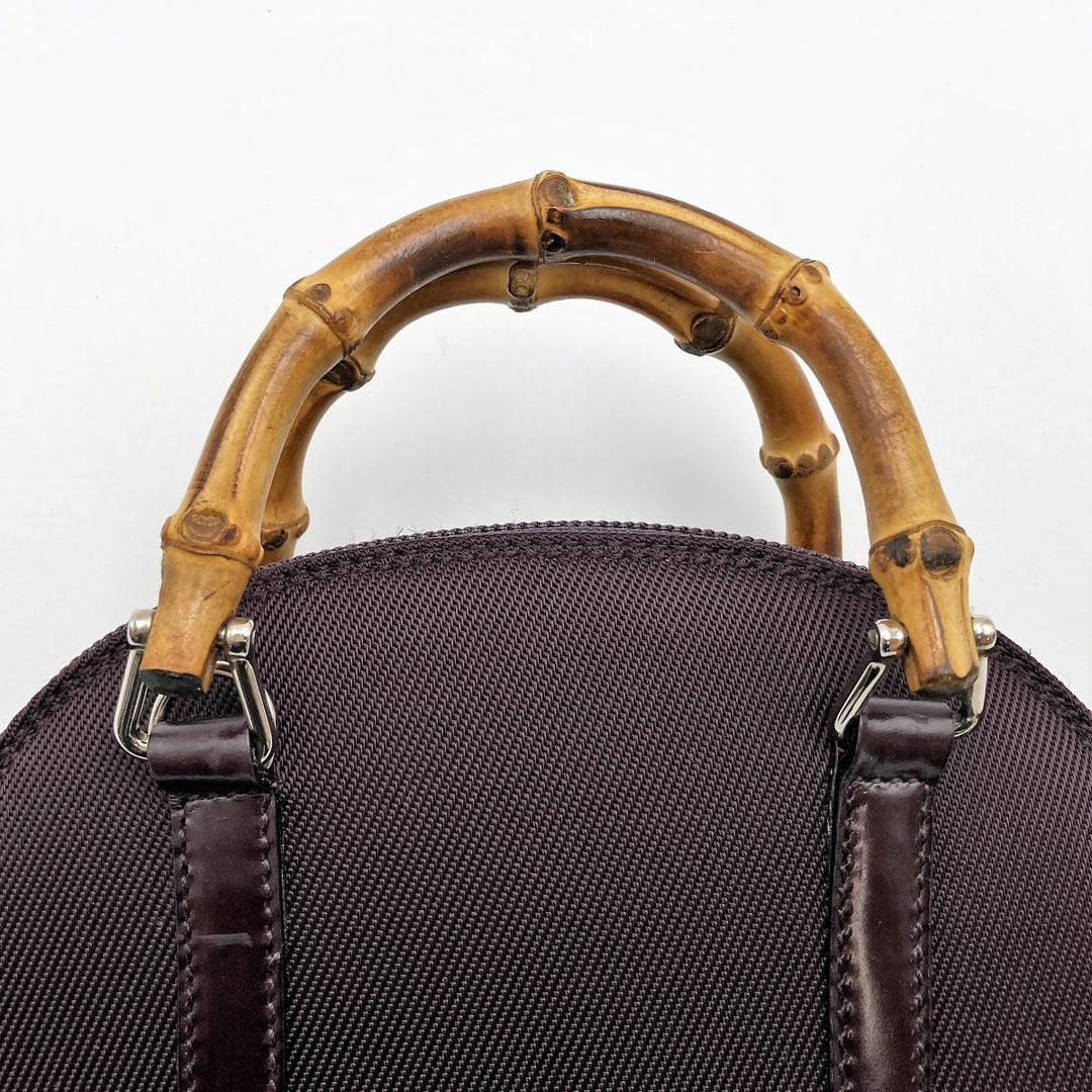 GUCCI グッチ 
 039-1705-0701 ショルダーバッグ 
キャンバス/バンブー  パープル