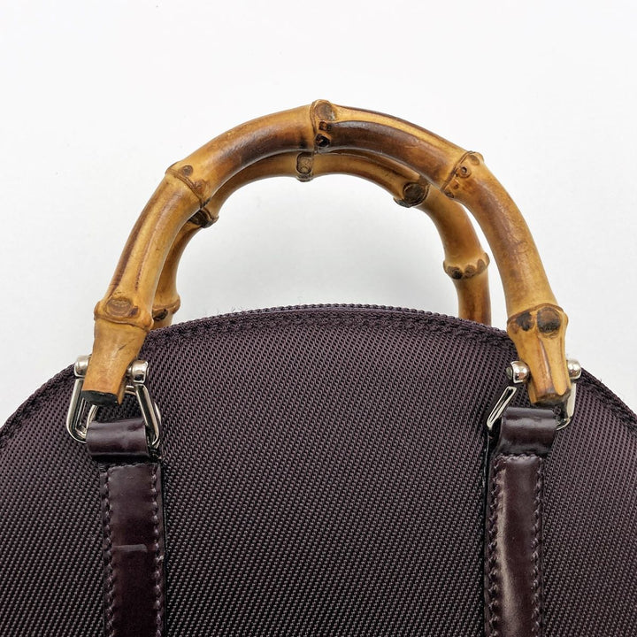 GUCCI グッチ 
 039-1705-0701 ショルダーバッグ 
キャンバス/バンブー  パープル