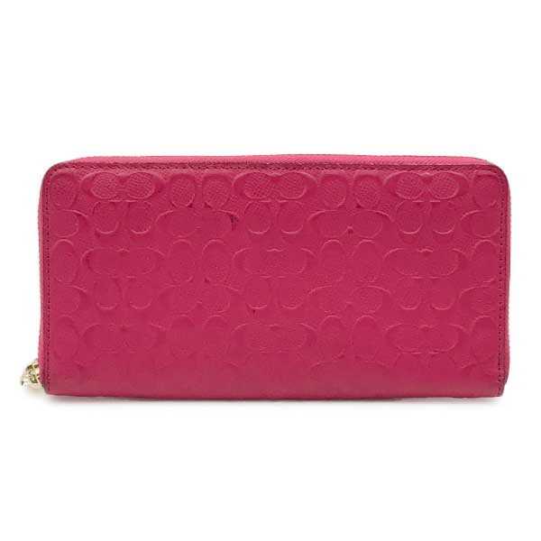 COACH コーチ 
 M1480 長財布 
レザー ピンク