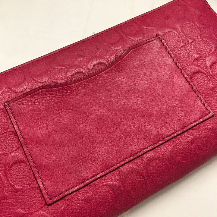 COACH コーチ 
 M1480 長財布 
レザー ピンク