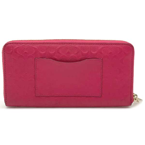 COACH コーチ 
 M1480 長財布 
レザー ピンク