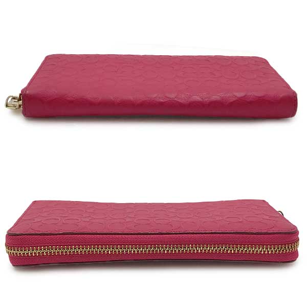 COACH コーチ 
 M1480 長財布 
レザー ピンク