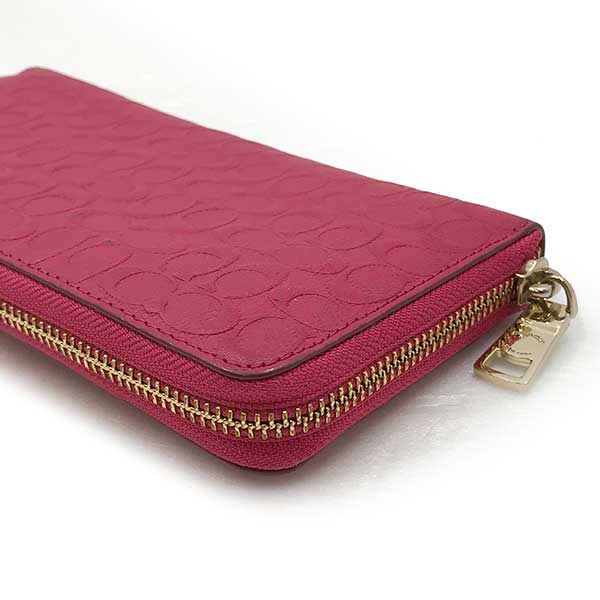 COACH コーチ 
 M1480 長財布 
レザー ピンク