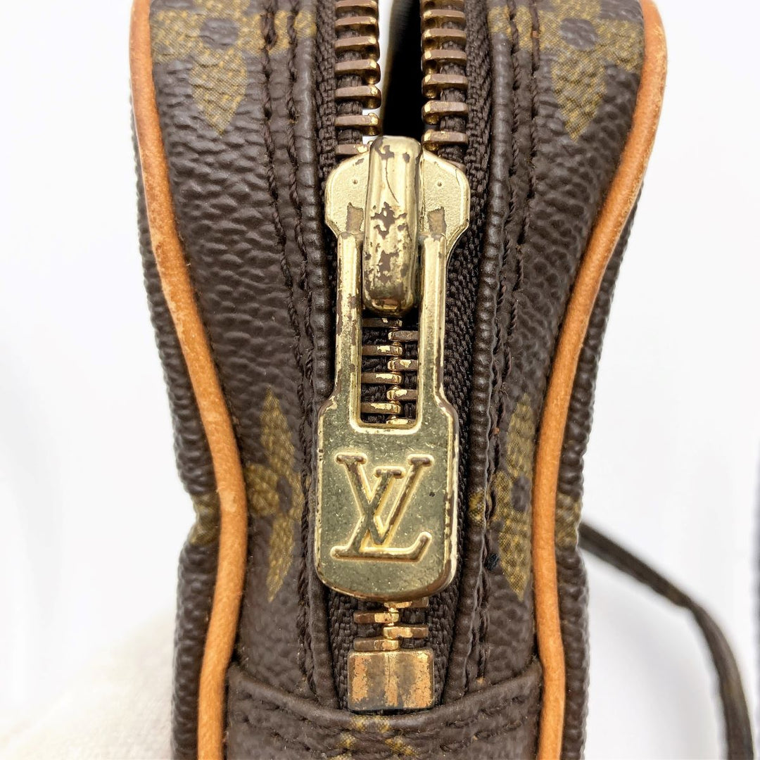 LOUIS VUITTON ルイ・ヴィトン 
 ミニ ダヌーブ M45268 ショルダーバッグ 
PVC ブラウン
