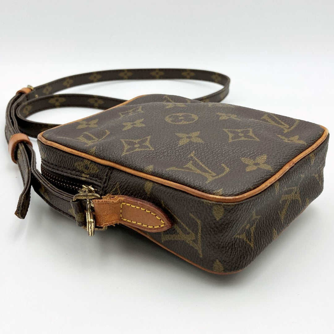 LOUIS VUITTON ルイ・ヴィトン 
 ミニ ダヌーブ M45268 ショルダーバッグ 
PVC ブラウン