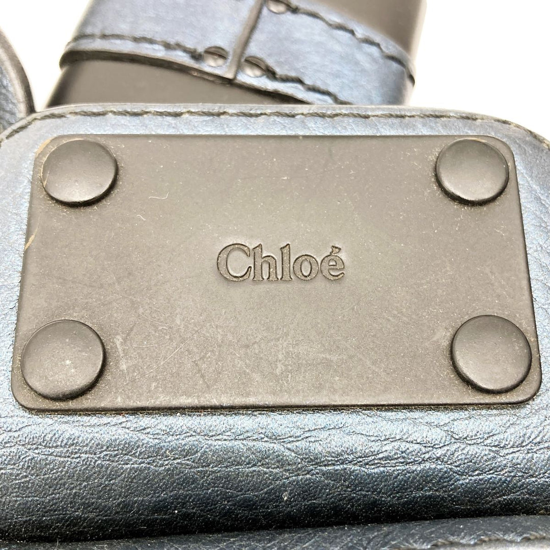Chloe クロエ 
 パディントン 04 06 51 5391 ハンドバッグ 
レザー ブルー