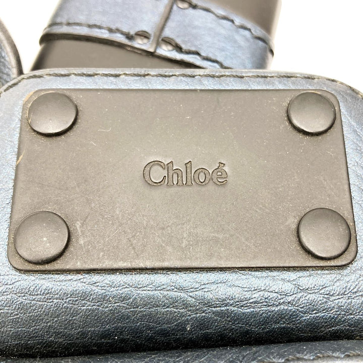 Chloe クロエ 
 パディントン 04 06 51 5391 ハンドバッグ 
レザー ブルー