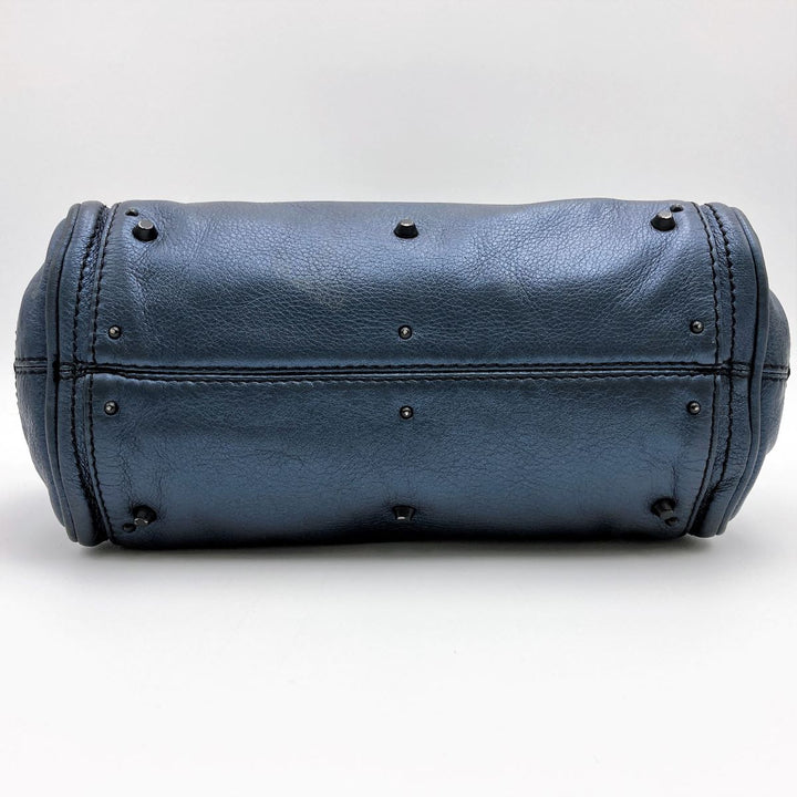 Chloe クロエ 
 パディントン 04 06 51 5391 ハンドバッグ 
レザー ブルー