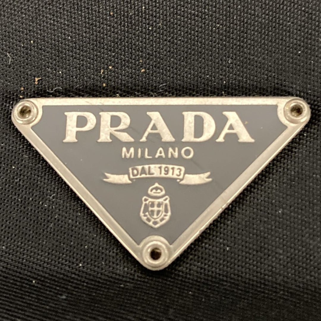 PRADA プラダ 
 BR2206 ショルダーバッグ 
ナイロン/レザー  ブラック