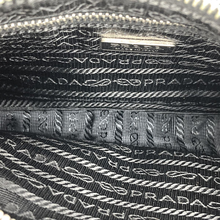 PRADA プラダ 
 BR2206 ショルダーバッグ 
ナイロン/レザー  ブラック
