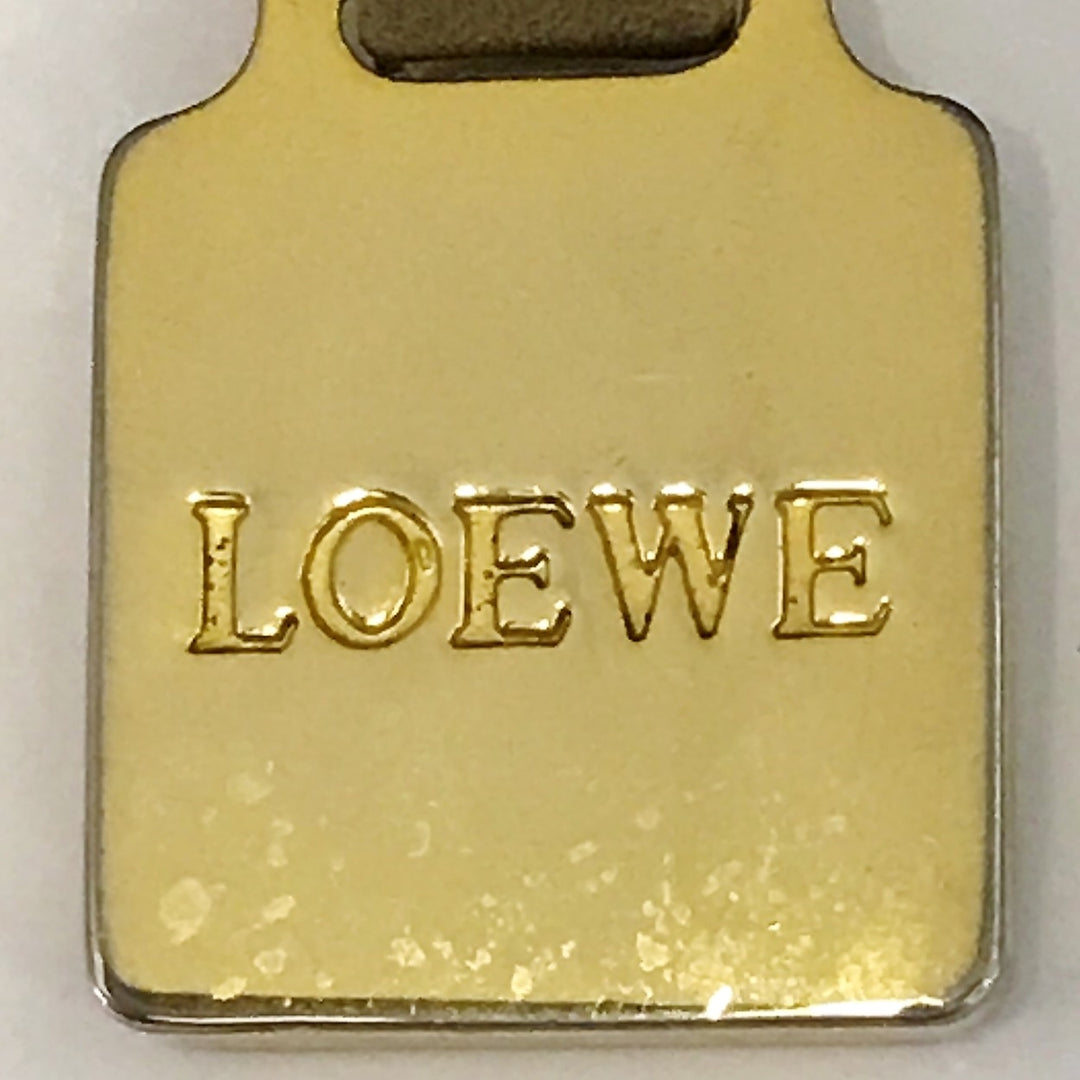 LOEWE ロエベ 
 ハンドバッグ 
レザー キャメル