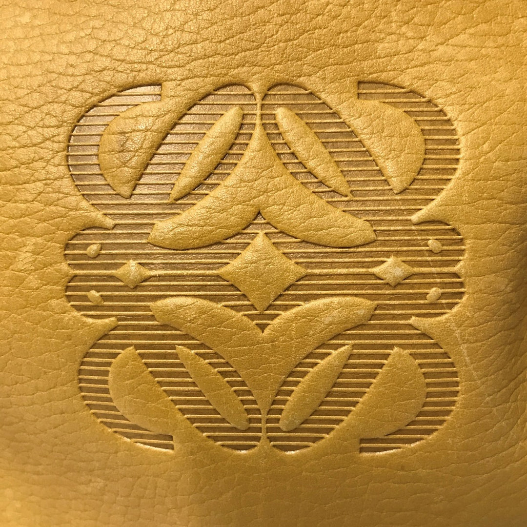 LOEWE ロエベ 
 ハンドバッグ 
レザー キャメル