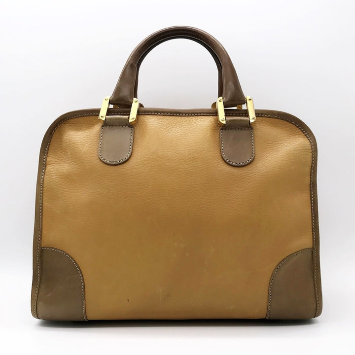 LOEWE ロエベ 
 ハンドバッグ 
レザー キャメル